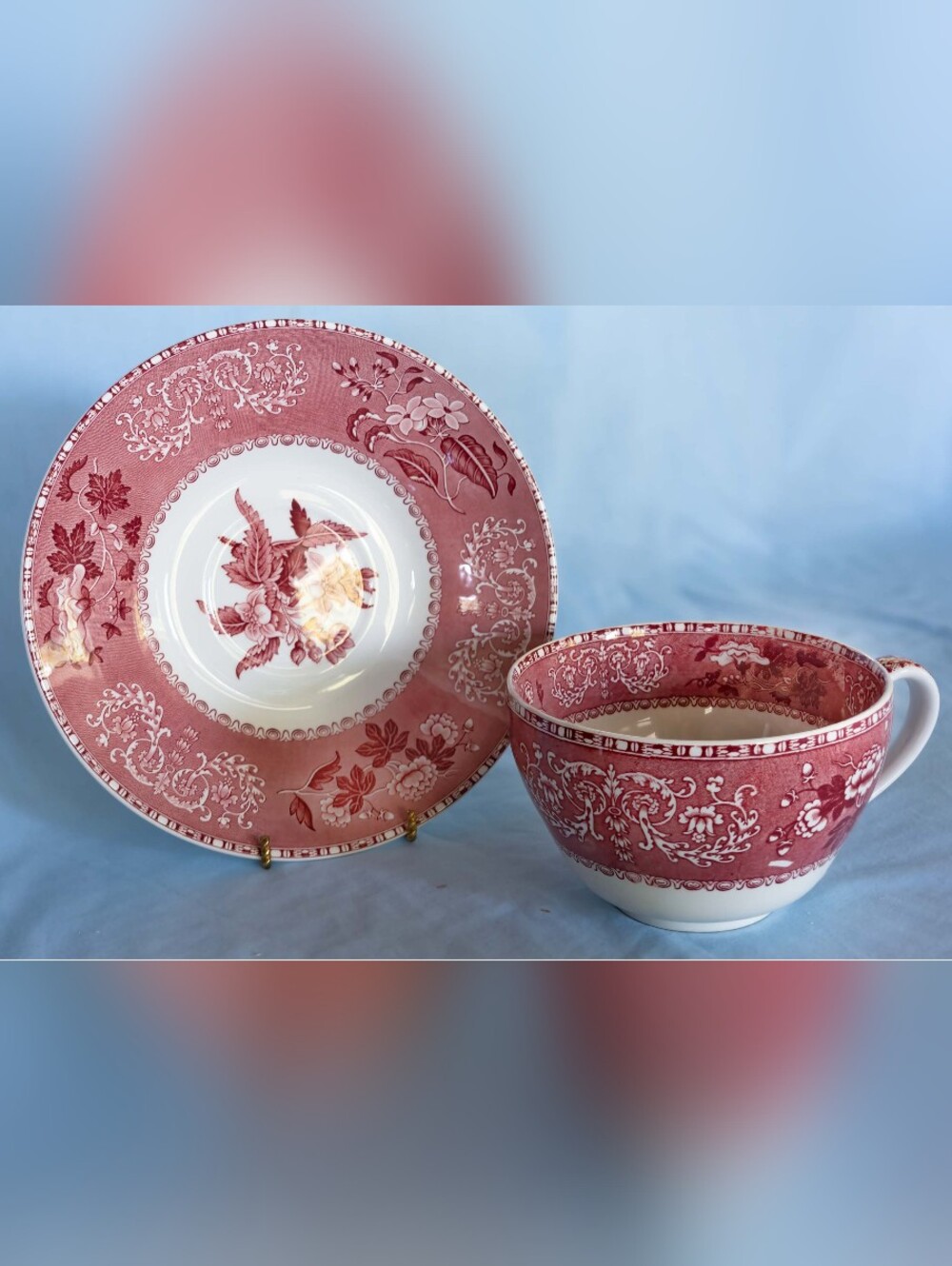 Spode Archive Collection Camilla Pattern. Jumbo Cup & Saucer. Made In England!